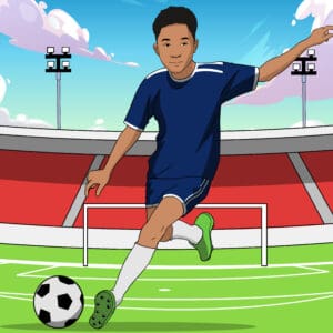 Omari Football Jigsaw Puzzle