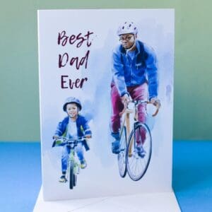 Best Dad Ever Greetings Card