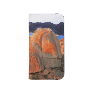 Mountainscape Illustrated iPhone Wallet Case