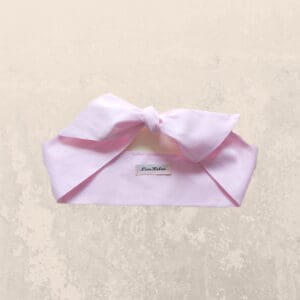 Pale Pink Cotton Hair Scarf