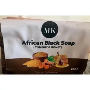 Makafuisc African Black Soap With Turmeric And Honey - 250G