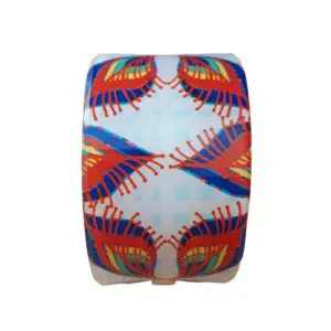 Maudline Abstract Feather Print Bangle