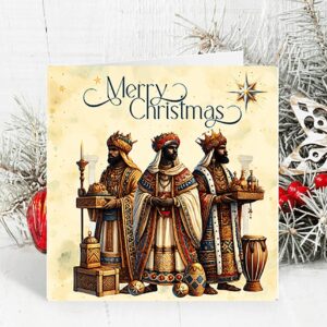 Black Kings Christmas Card