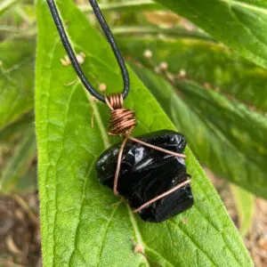 Obsidian Crystal Necklace
