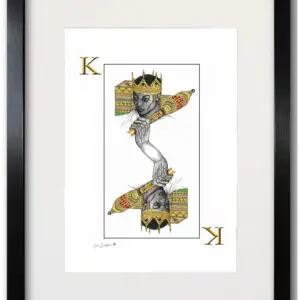 King Of Cards A3/A4 Print