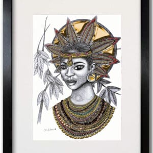 Onaayaa Bejeweled Princess A2/A3/A4 Print