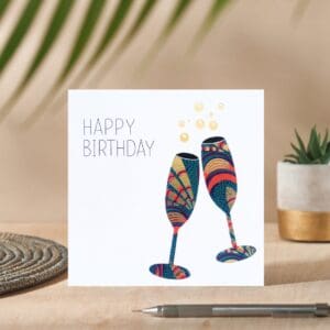 Cheers Vibe Birthday Card
