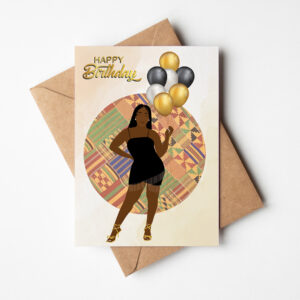 Black Women Birthday Card