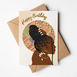 Kiesha’s Braids – Black Birthday Card