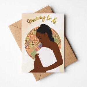 Black Mummy to be Card