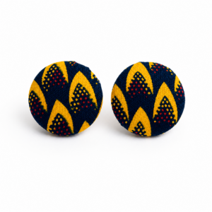 ARI Classic Round Button Earrings