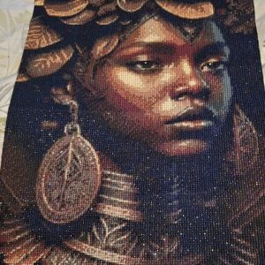 African Beauty Queen Wall Art