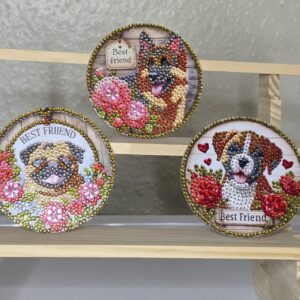 Dog Lover Diamond Art Coasters