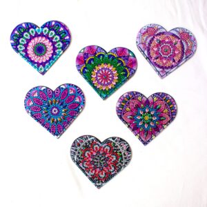 Heart Shaped Corner Page Bookmarks