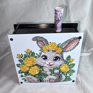 Money Box with Bunny Design