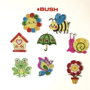 Sparkly Fridge Magnets Set of 8
