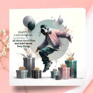 Urban Male Earthstrong Card - Happy Earthstrong