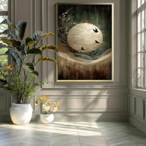 Japanese Crane Art Print