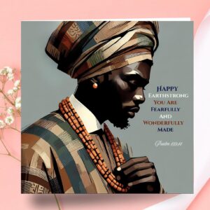 Elegant Attire Men's Birthday Card