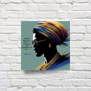 Elegant Attire Men's Birthday Card