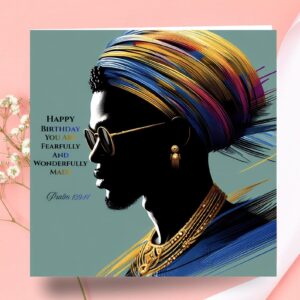 Elegant Attire Men's Birthday Card