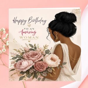Happy Birthday Card for Black Women