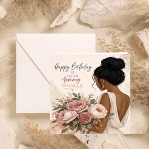 Happy Birthday Card for Black Women