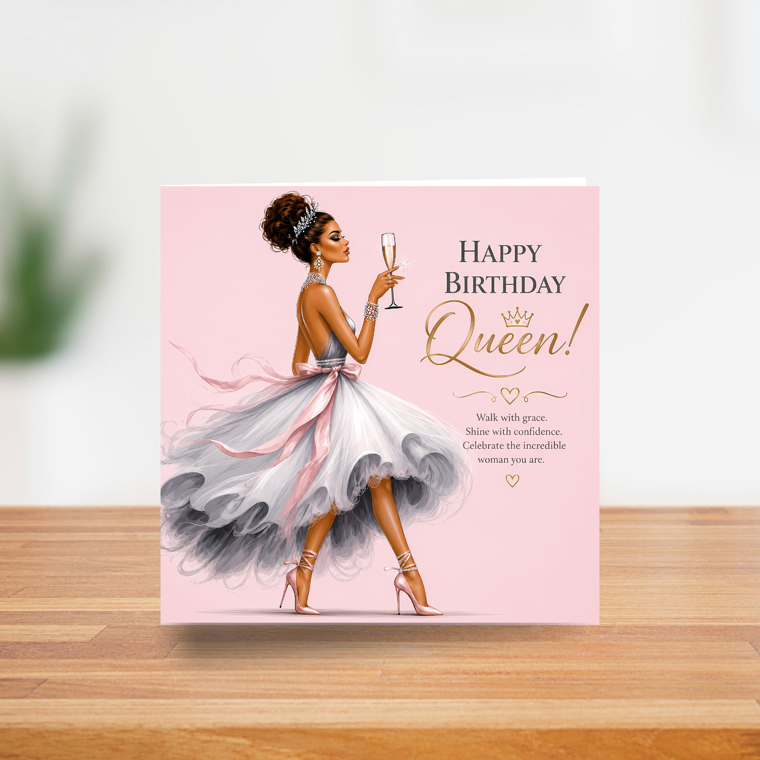 3 Luxury Fashion Birthday Card Collection | Elegant Queen