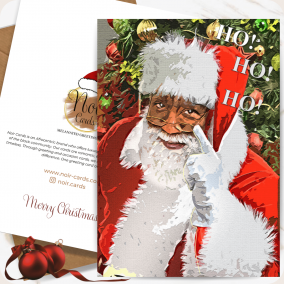 Santa is Here – Christmas Card