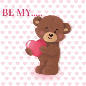 Love is in the Air – Be My… Valentines Card