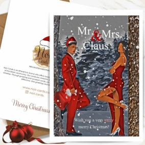 Mr and Mrs Claus – Christmas Card