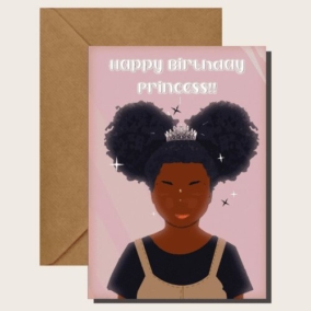 Birthday Buns – Black Girl Birthday Card