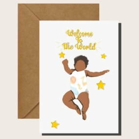 Welcome to the World – Baby Shower Card