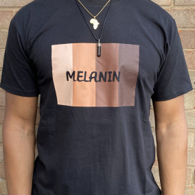 Melanin unisex men and women t shirt