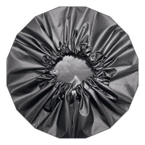 Krafts by Kerry Adjustable Satin Lined Shower Cap – Black
