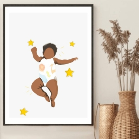 Welcome to the World Wall Art Print – Baby Shower Gift
