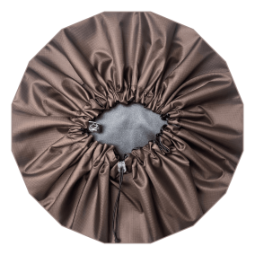 Krafts by Kerry Adjustable Satin Lined Shower Cap – Coffee