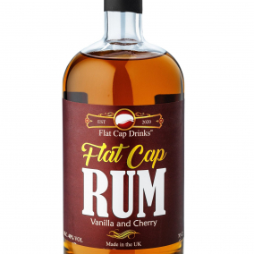 Flat Cap Rum – Vanilla and Cherry 70CL