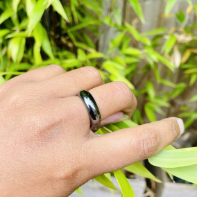 Hematite Magnetic Ring – Supports pain relief