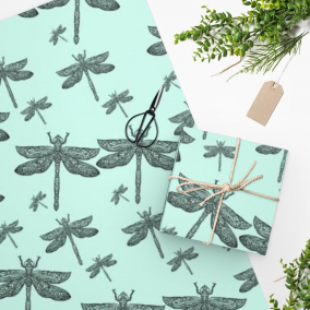Luxury Gift Wrap – Dragonfly