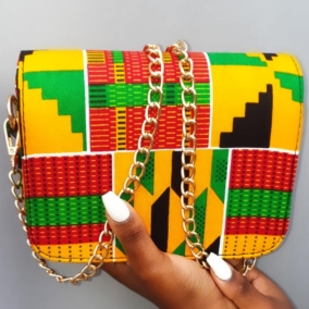 Nairobi Kente Print Handbag