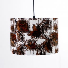 African Inspired Brown Table Lamp