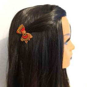 Pack of 2 Hair Bows in African Wax Print