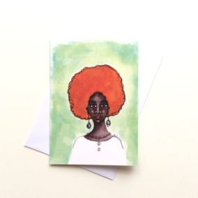 Black Woman’s Birthday Card ‘Desta’