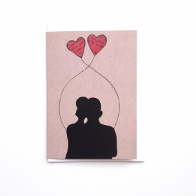 ‘Entwined’ Greeting Card for Couples | Relationship | Couples | Valentines Day | Housewarming | Anniversary