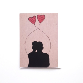 ‘Entwined’ Greeting Card for Couples