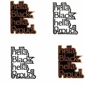 Hella Black, Hella Proud Pin & Patch Set