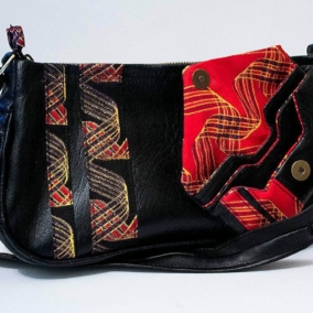 African Print Shoulder Bag – Kente Print
