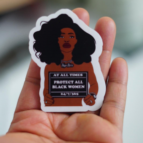 Black Women Sticker