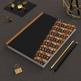 A5 Journal Notebook – Mali Sands, Black